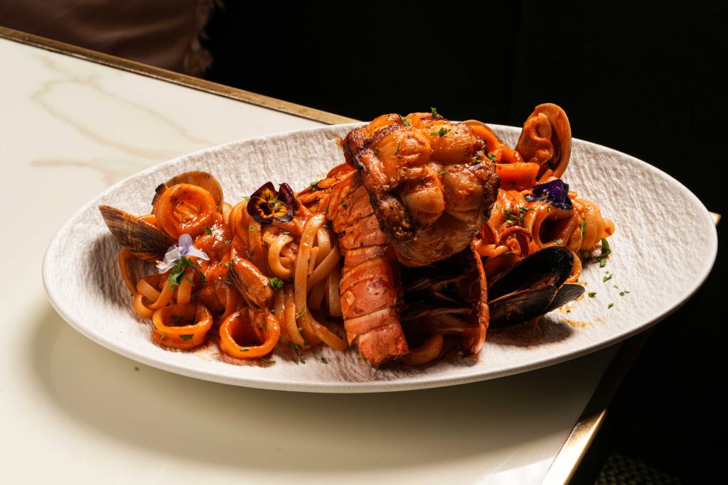 Linguine All’astice — Handmade pasta at Bellagio Terrace in South Beach, Miami Beach
