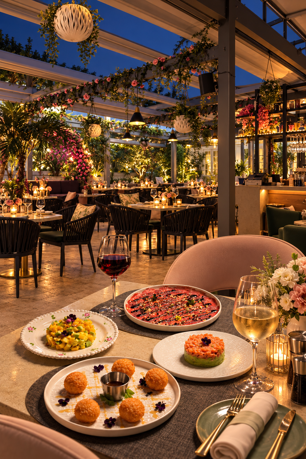 Italian antipasti served at Bellagio Terrace in Miami Beach